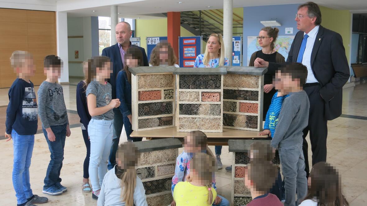 Die Insektenhotels sind fertig!